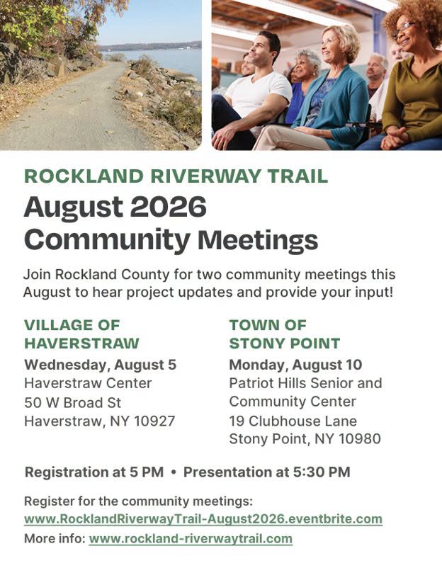 Rockland Riverway Trail Open House