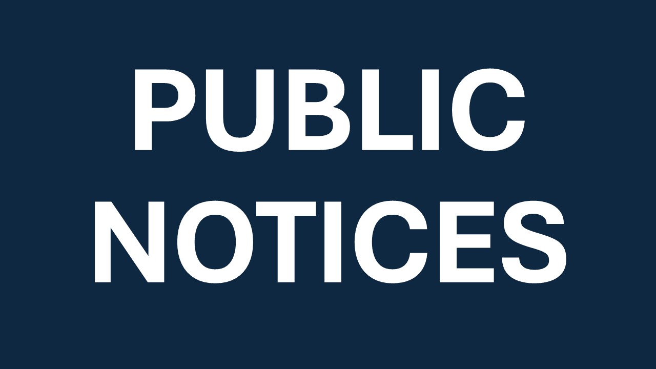 Public Notices