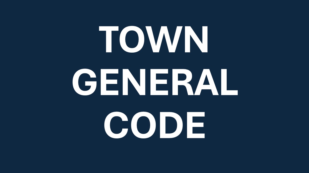 Town's General Code