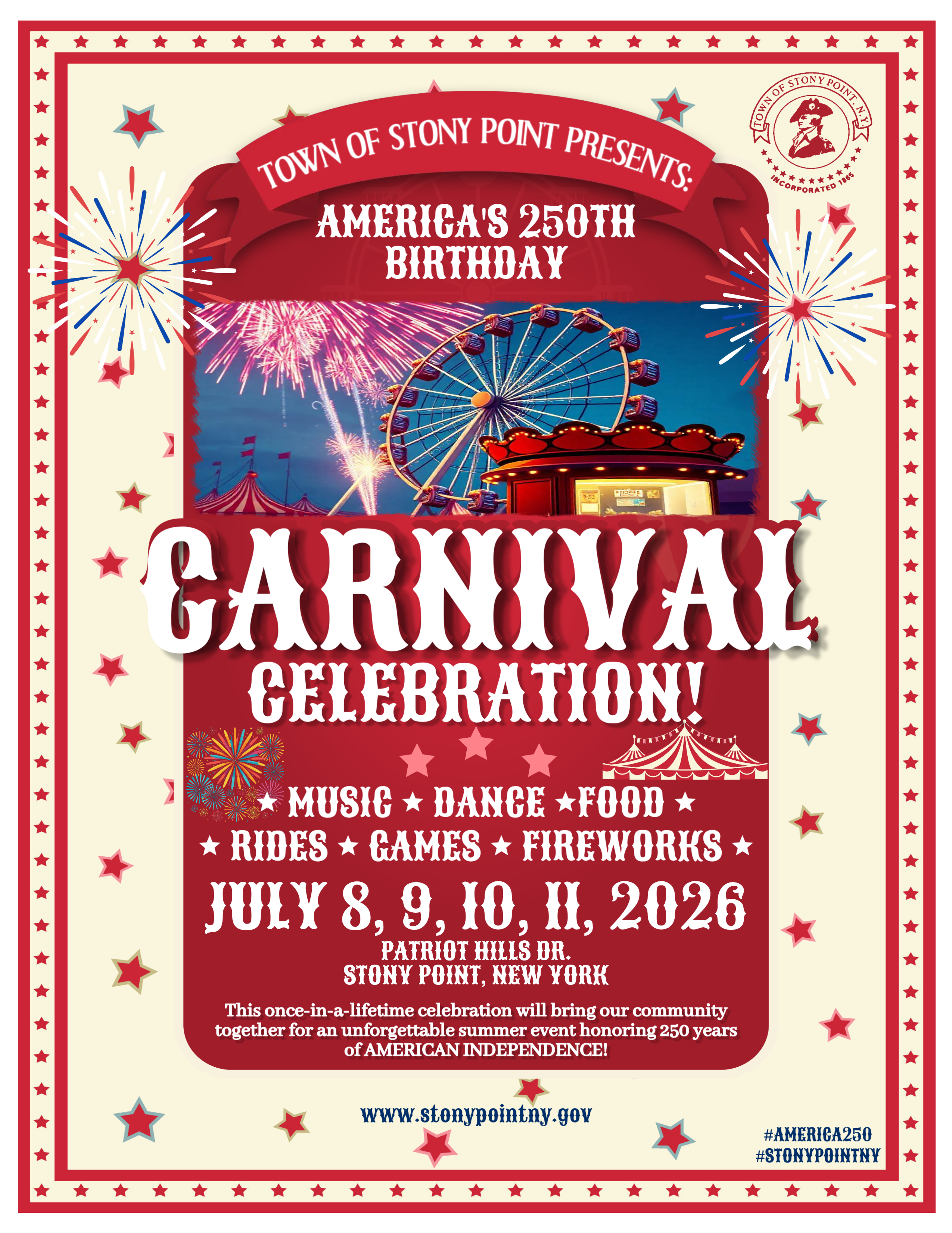 America&rsquo;s 250th Birthday Carnival Celebration