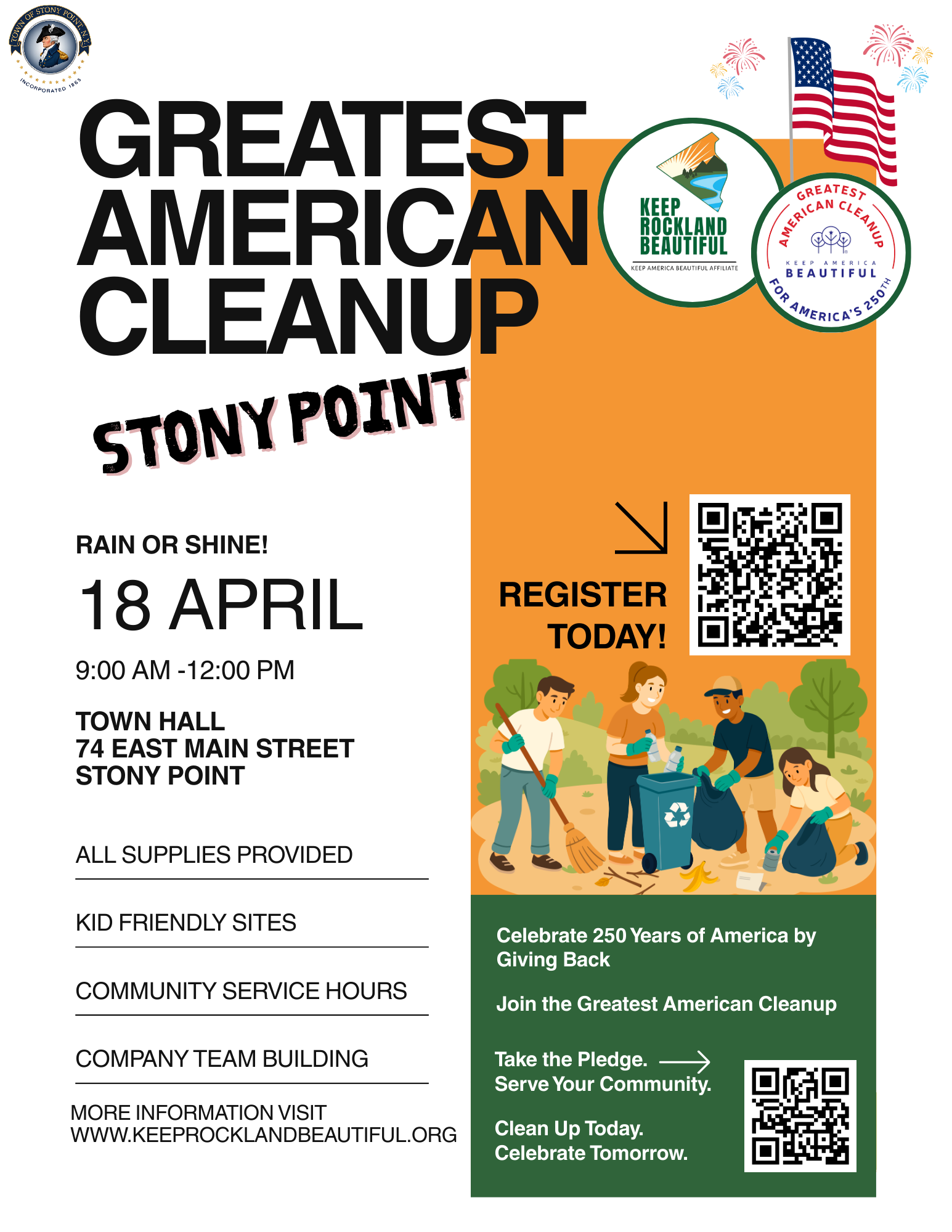 KEEP STONY POINT BEAUTIFUL!